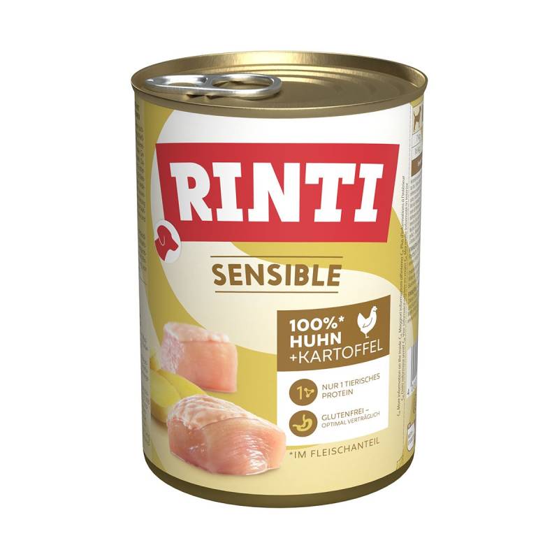 Rinti Sensible Huhn & Kartoffel 24x400g von Rinti