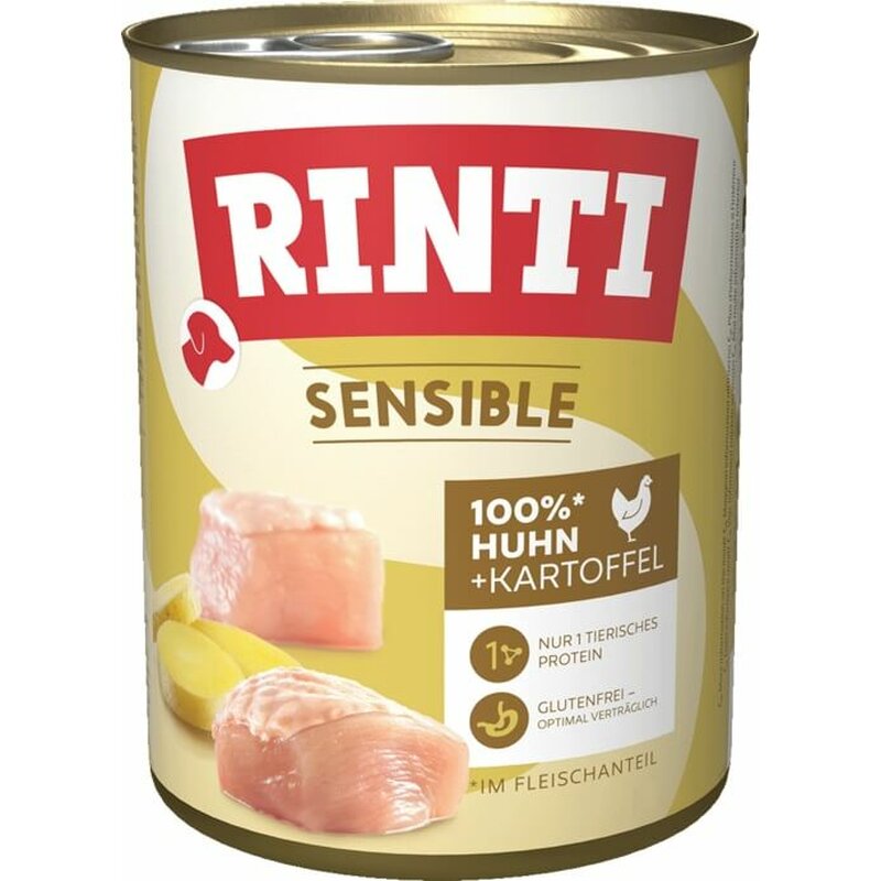 Rinti Sensible Huhn & Kartoffeln 800 g (4,11 € pro 1 kg) von Rinti