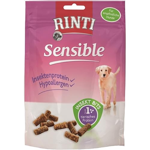 Rinti Sensible Insekt Bits | 12x 50g mit tierischer Proteinquelle von Rinti