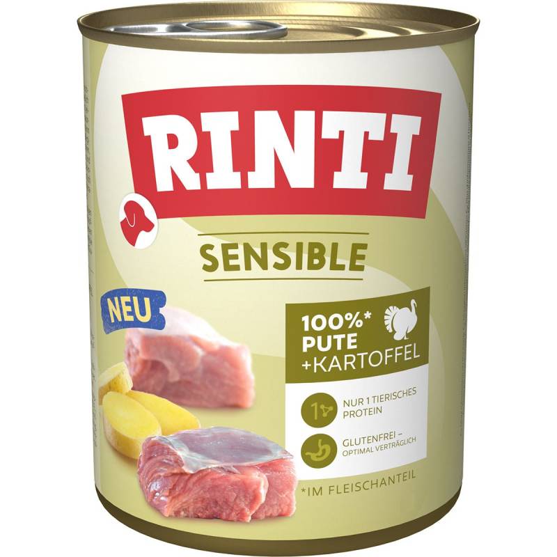 Rinti Sensible Pute + Kartoffel 6x800g von Rinti