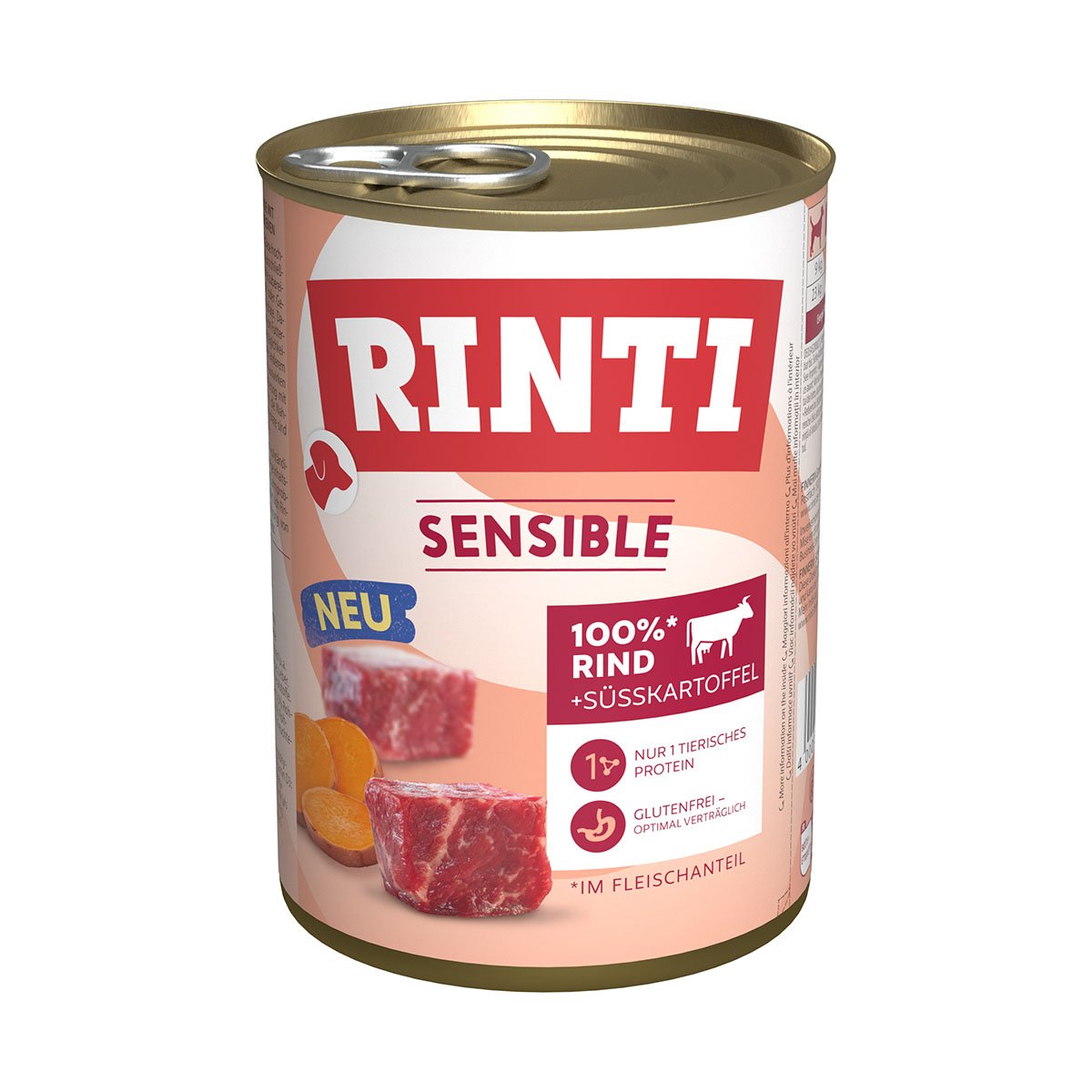 Rinti Sensible Rind & Süßkartoffel 6x400g von Rinti