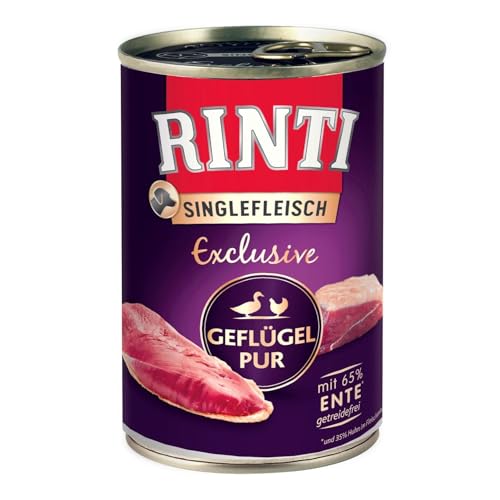 Rinti Singlefleisch Exclusive Geflügel Pur, 400 g von Rinti