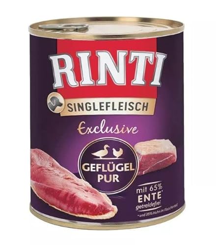 Rinti Singlefleisch Exclusive Geflügel Pur, 800 g von Rinti