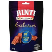 RINTI Singlefleisch Exclusive Snack Pur 2x50g Ross von Rinti