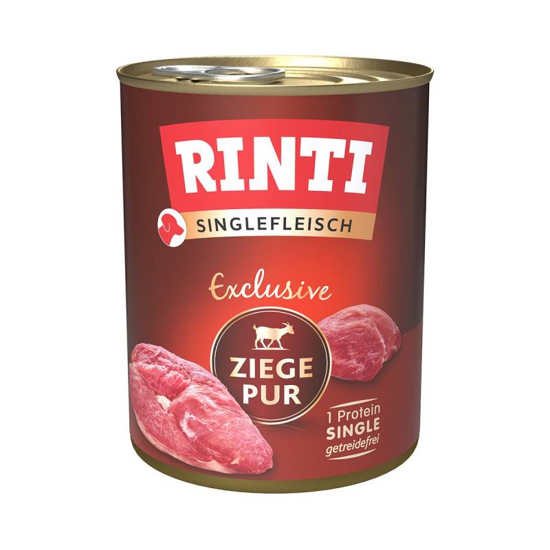 Rinti Singlefleisch Exclusive Ziege Pur 6x800g von Rinti