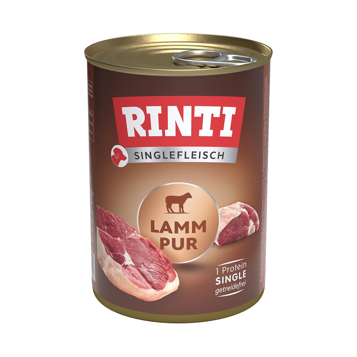 Rinti Singlefleisch Lamm pur 12x400g von Rinti