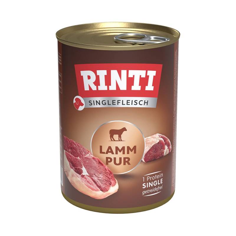 Rinti Singlefleisch Lamm pur 24x400g von Rinti