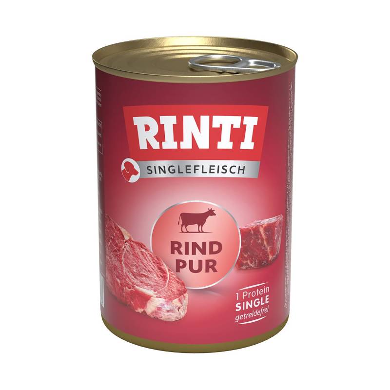 Rinti Singlefleisch Rind pur 24x400g von Rinti