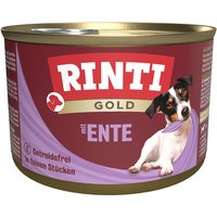 Sparpaket RINTI Gold 24 x 185 g - Entenstückchen von Rinti