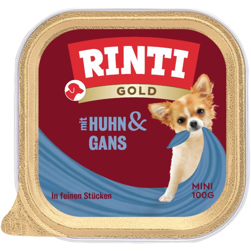 Sparpaket RINTI Gold Mini 24 x 100 g - Huhn & Gans von Rinti