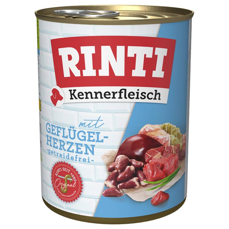 Sparpaket RINTI Kennerfleisch 12 x 800 g - Geflügelherzen von Rinti