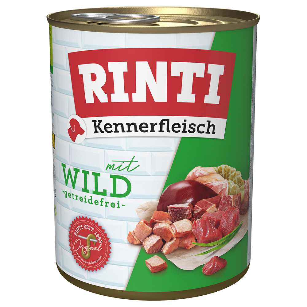 Sparpaket RINTI Kennerfleisch 12 x 800 g - Wild von Rinti