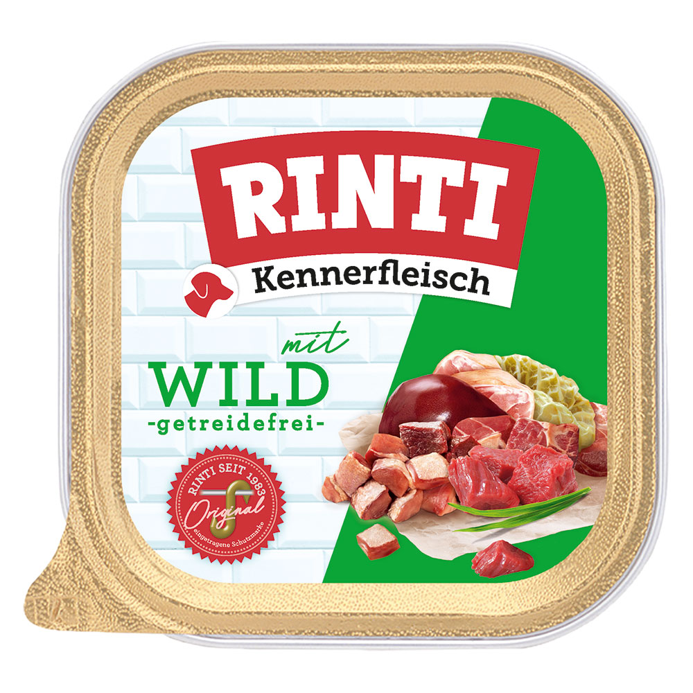 Sparpaket RINTI Kennerfleisch 18 x 300 g - Wild von Rinti