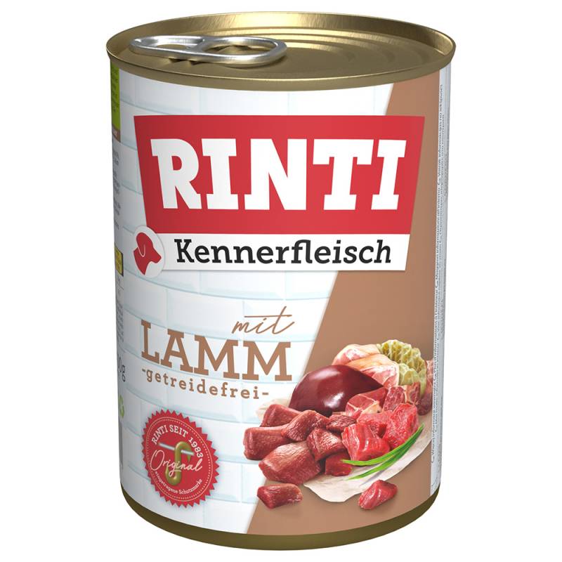 Sparpaket RINTI Kennerfleisch 24 x 400 g - Lamm von Rinti