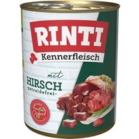 RINTI Kennerfleisch 800g x 24 - Sparpaket - Hirsch von Rinti