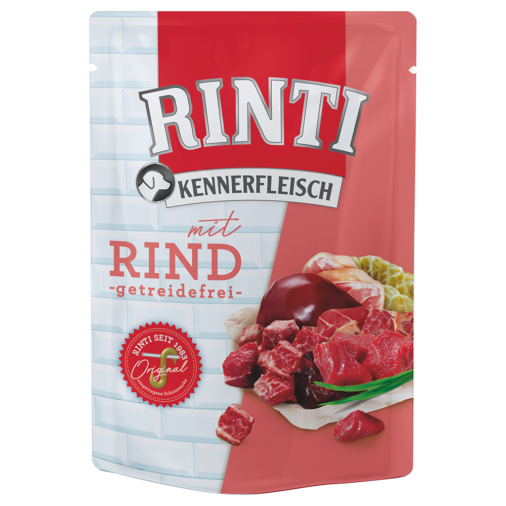 Sparpaket RINTI Kennerfleisch Pouches 20 x 400 g - Rind von Rinti