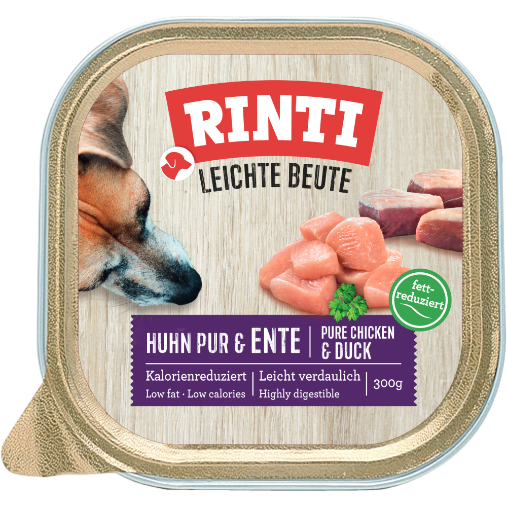 Sparpaket RINTI Leichte Beute 18 x 300 g - Huhn & Ente von Rinti