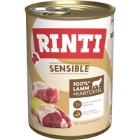 Sparpaket RINTI Sensible 24 x 400 g - Lamm & Kartoffeln von Rinti