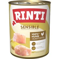 Sparpaket RINTI Sensible 24 x 800 g - Huhn & Kartoffel von Rinti