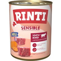 Sparpaket RINTI Sensible 24 x 800 g - Rind & Reis von Rinti