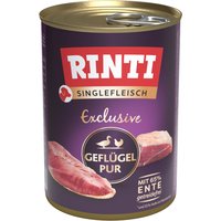 Sparpaket RINTI Singlefleisch 24 x 400 g - Exclusive Geflügel pur von Rinti