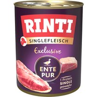 Sparpaket RINTI Singlefleisch 24 x 800 g - Exclusive Ente pur von Rinti