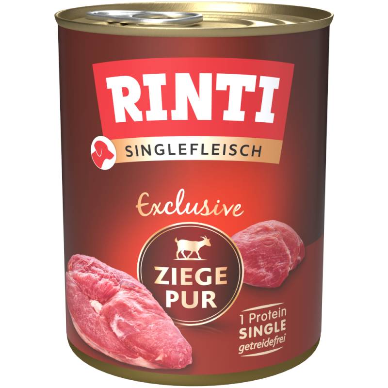 Sparpaket RINTI Singlefleisch 12 x 800 g - Exclusive Ziege pur von Rinti