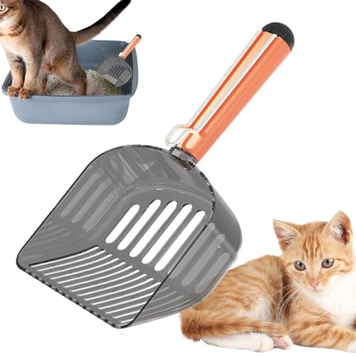 Ristyur Katzenschaufel - Pet Sifter Poop Scoop | Transpatent Katzenkotschaufel, Siebschaufel für Box, Hunde und Katzen von Ristyur