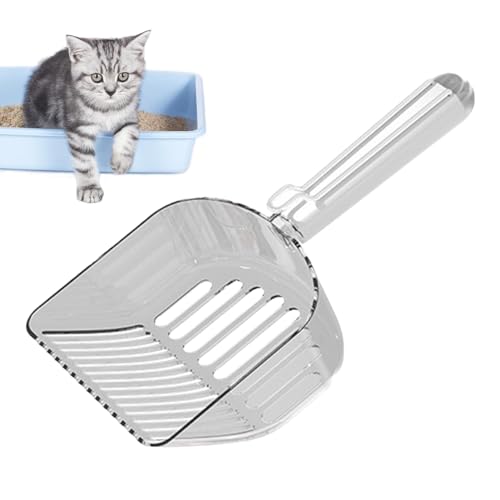 Ristyur Katzenschaufel | Pet Sifter Poop Scoop - Transpatent Katzenkotschaufel, Siebschaufel für Box, Hunde und Katzen von Ristyur