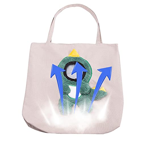 Ristyur Katzentragetasche | Niedliche Haustier- -Taschen-Träger | Cartoon Cat Tote Bag, Pet Carrier Canvas Bag mit offenem Design für kleine Hunde und Katzen von Ristyur