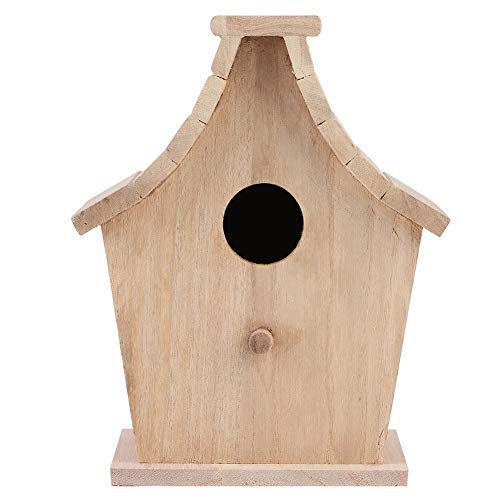 Holz Vogelhaus für Papageien Wellens Ittich Kleine Vögel Metall Seiten öffnung, Holz Material mit Ständer, Haustier Bedarf von Riuulity