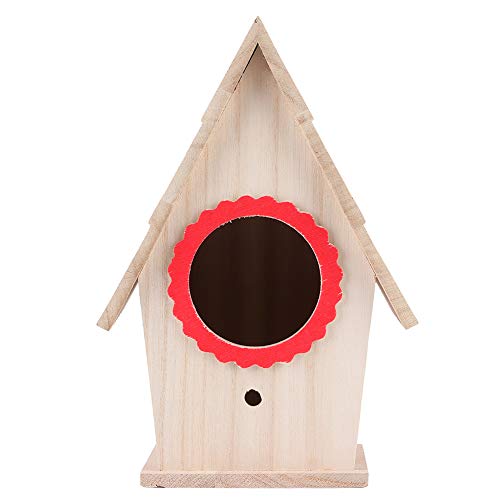 Outdoor Holz Vogelnester Haus Vogelkäfig Vögel Wärme Zucht Ruhen Box Hamster Kleine Tiere Haustiere Käfig Zubehör von Riuulity