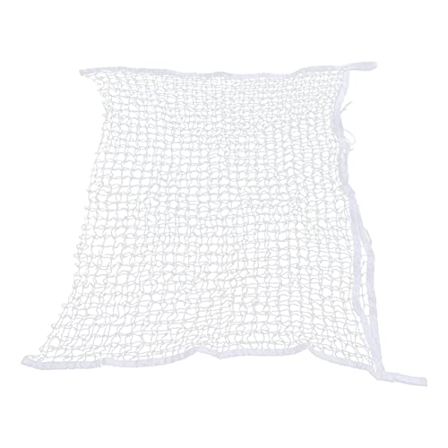 Riuulity Heunetzbeutel, Mesh, Langsamer Feeder, Pe, Gewebtes Seil, Wäscheleine, Kordel, Weiße Tasche, Kleines Loch, Geldbörse, Vieh, Einstreu, Zubehör (60 x 90 cm) von Riuulity