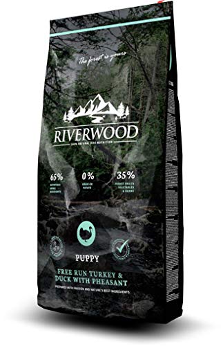 Riverwood Welpen Trockenfutter ohne Getreide im Pute, Ente und Fasan von Riverwood