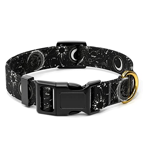 Rnivvi Hundehalsband, personalisiertes verstellbares Hundehalsband für kleine Hunde, niedliches Welpenhalsband für Jungen und Mädchen, Laufen, Himmelsgeist Hundehalsbänder von Rnivvi