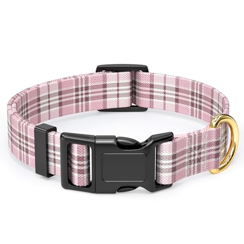 Rnivvi Hundehalsband, verstellbares Nylon-Hundehalsband für große Hunde, niedliches Welpenhalsband für Jungen und Mädchen, Hündinnen, weich, strapazierfähig, mit Schnellverschluss-Schnalle zum von Rnivvi