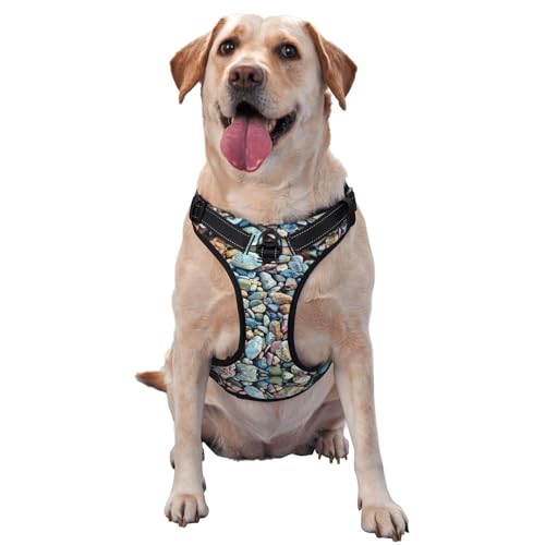 Stein Muster Pet Traktion Weste Weste Geschirr Hund Geschirr Mittlere Hund Pet Liefert Outdoor Reise Hund Wandern von RoMuka