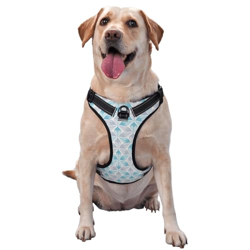 Tropische Hibiskusblüten Pet Traction Vest Vest Harness Dog Harness Medium Size Dog Supplies Pet Supplies Outdoor Travel Dog Walking von RoMuka