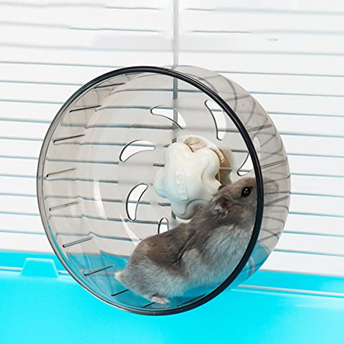 Super-Silent Hamster Exercise Wheels-Robuste und langlebige ruhige Spinner Hamster Laufräder für Hamster Rennmäuse Mäuse oder andere Kleintiere Grau von Roadoor