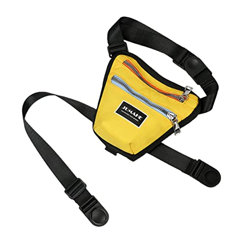 Roadoor Welpengeschirr Tasche Selbsttragende Design Waschbar Haustier Zubehör Groß Hund Snack Tasche Haustier Supplies Gelb von Roadoor