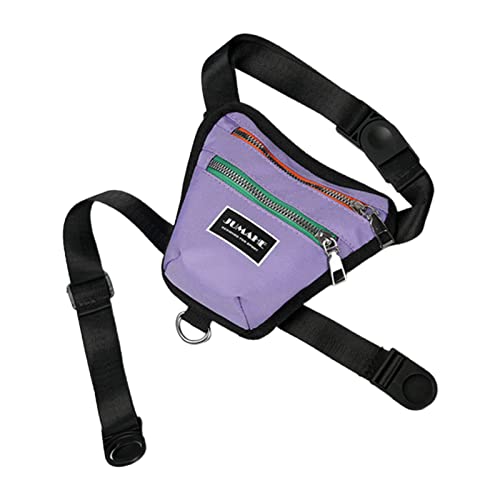 Roadoor Welpengeschirr Tasche Selbsttragende Design Waschbar Haustier Zubehör Groß Hund Snack Tasche Haustier Supplies Lila von Roadoor