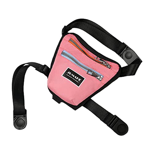 Roadoor Welpengeschirr Tasche Selbsttragende Design Waschbar Haustier Zubehör Groß Hund Snack Tasche Pet Supplies Rosa von Roadoor