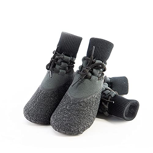 Schneeschuhe für Hunde, Pfoten Hundeschuhe Hundeschuhe Socken Rutschfest Verschleißfest Gummi Stoßdämpfung Welpen Sport Stiefel für Outdoor Hundeschuhe Socken Hautfreundlich für Hund - 1 von Roadoor