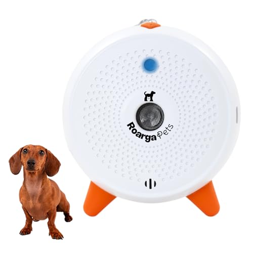 Roarga Pets Ultraschall-Bellgerät für Hunde, 3 Verwendungsmodi für drinnen und draußen, wasserdicht, wiederaufladbarer Akku, lange Reichweite 10 m, kleine, mittlere und große Hunde von Roarga Pets