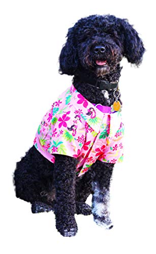 RJC Dog Hula Spring Aloha Hawaii-Hemd Rosa XS von Robert J. Clancey