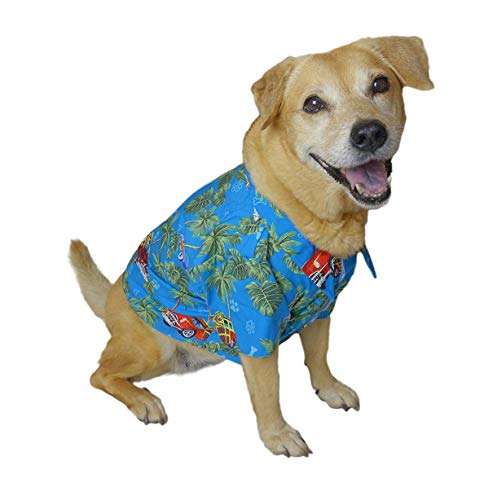 RJC Dog Surf Dog Woodies Aloha Hawaiihemd Türkis L von Robert J. Clancey