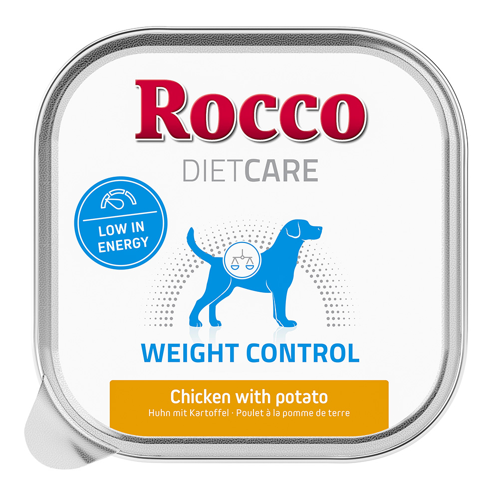 15% Rabatt! NEU: Rocco Diet Care 10 x 150 g zum Probierpreis Weight Control chicken with potato von Rocco Diet Care