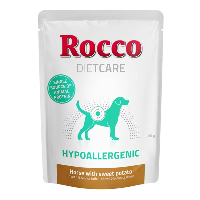 Rocco Diet Care Nassfutter Beutel 6 x 300g zum Probierpreis! Nassfutter: Hypoallergen Pferd 300 g - Pouch von Rocco Diet Care