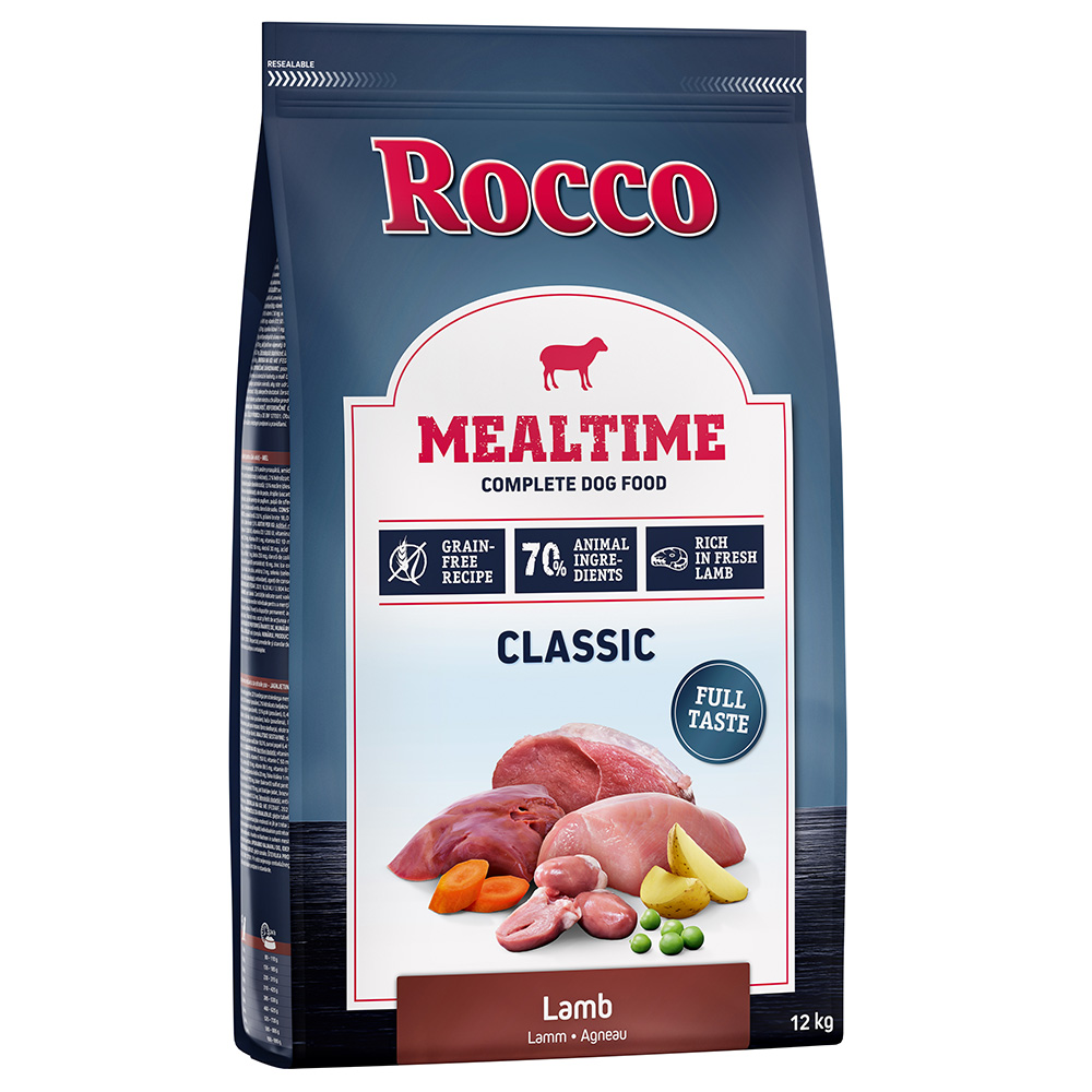 10 + 2 gratis! 12 kg Rocco Mealtime Trockenfutter - Lamm von Rocco