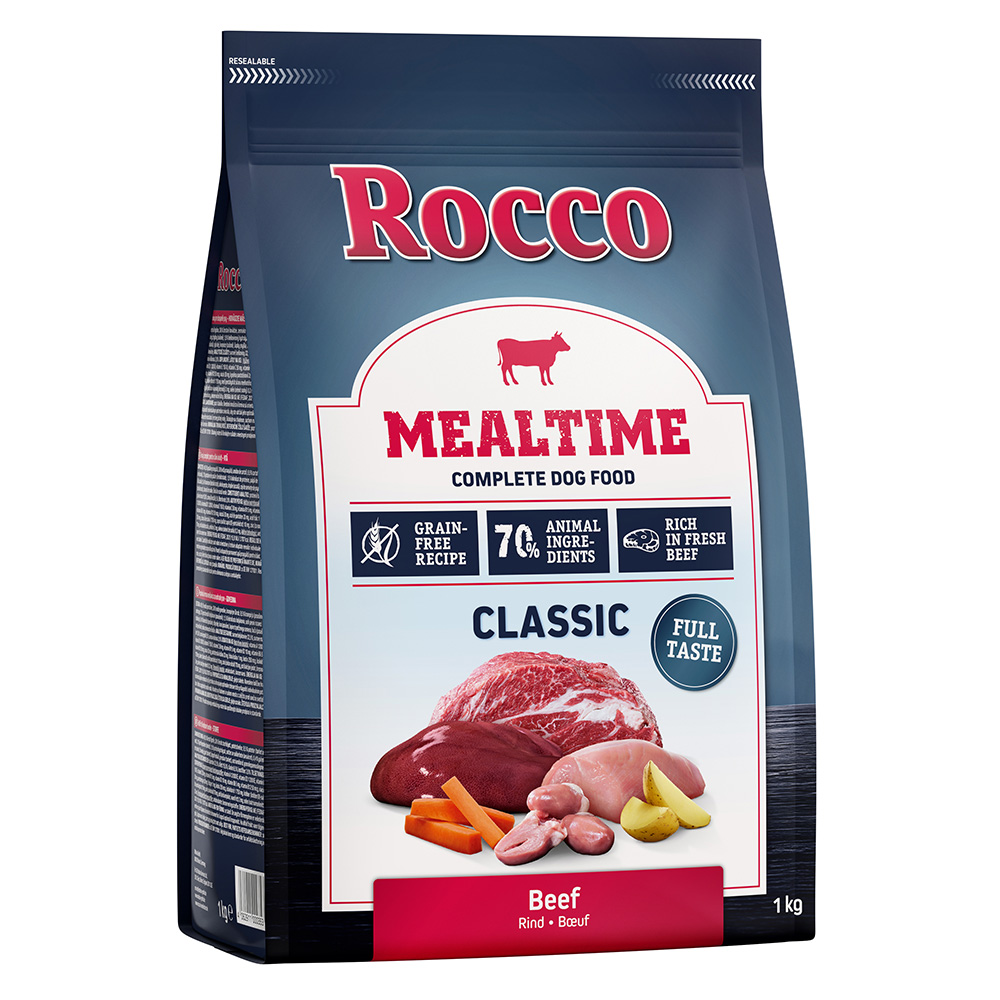 10% Rabatt! Rocco Mealtime 1kg zum Probierpreis! - Mealtime 1 kg Adult Rind von Rocco